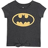 DC Comics Justice League Girls T-Shirt Toddler to Big Kid Sizes (2T - 18-20)