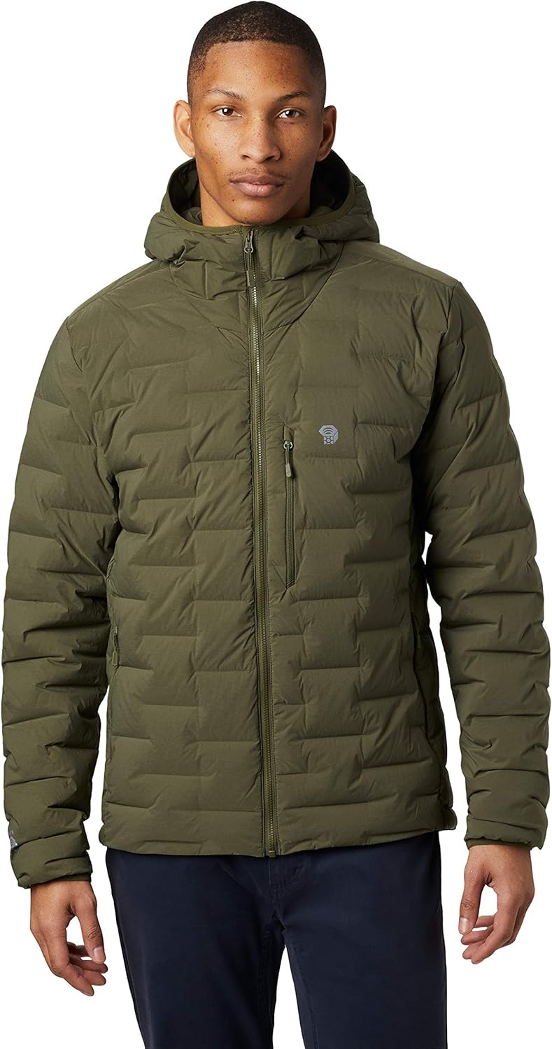 Amazon Com Mountain Hardwear Men S Super Ds Stretchdown Hooded Jacket Clothing