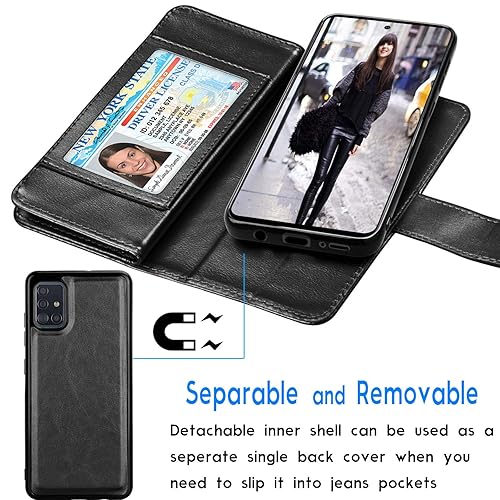 Galaxy A51 Case, [4G Version] Galaxy A51 Wallet Case, Tekcoo