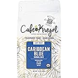 Cafe Kreyol Organic Caribbean Blue | 12 oz - Haitian Blue Light Roast Whole Bean Coffee