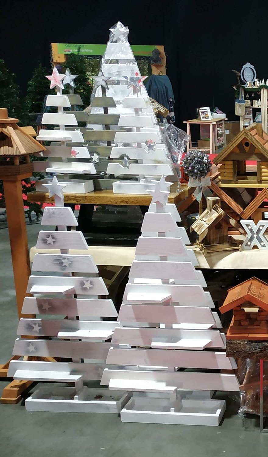 Addobbi Natalizi Wald.Moebel Aus Dem Wald Albero Di Natale In Legno Massiccio Decorazione Natalizia Amazon It Casa E Cucina