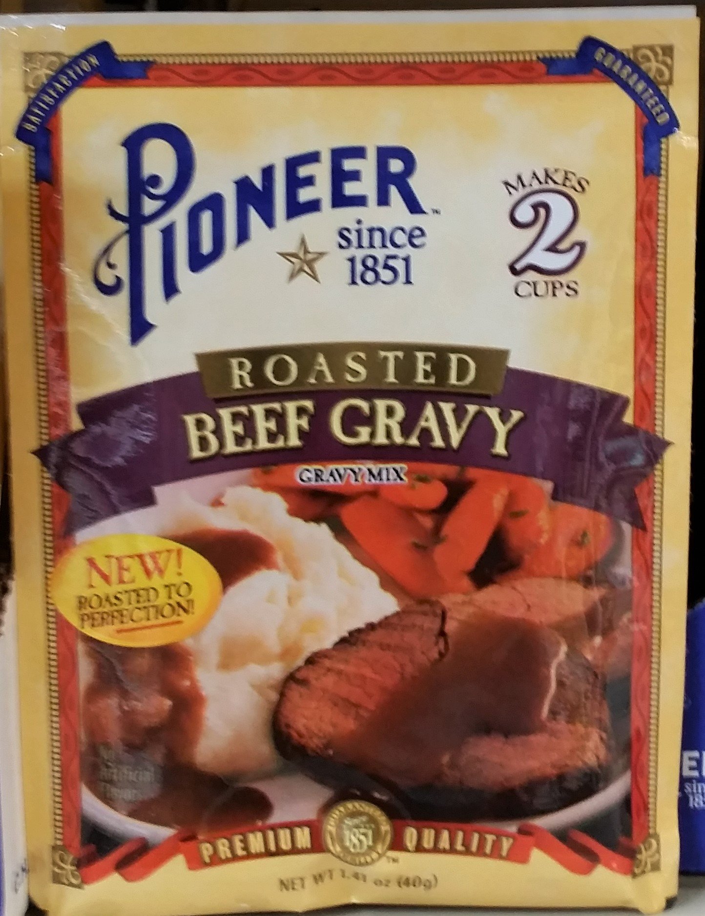 Pioneer Brand Roasted Chicken Gravy Mix Packets 1.67 Oz