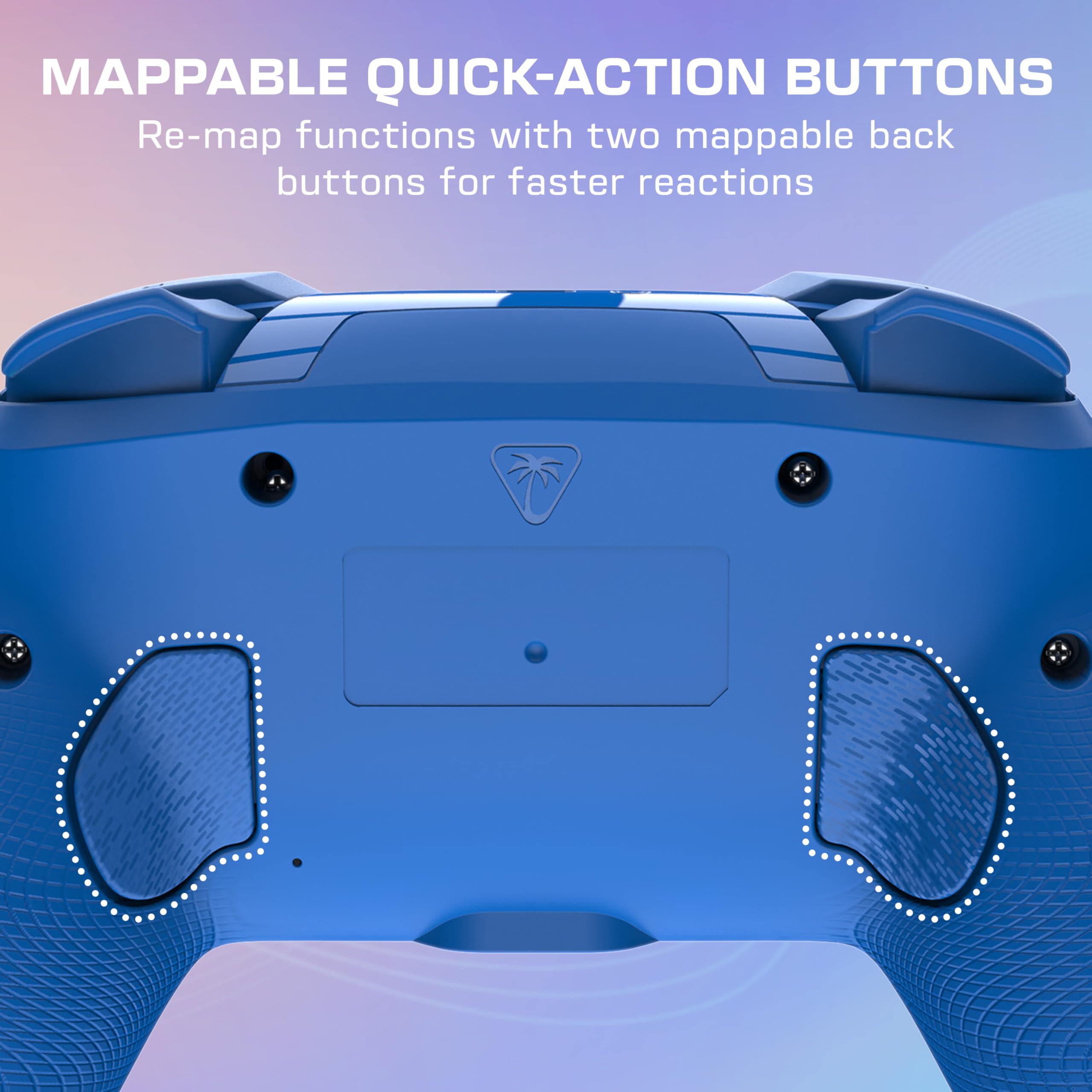 Turtle Beach Afterglow Wave Blau Kabelloser RGB-Gaming-Controller offiziell lizenziert für Nintendo Switch 2 3