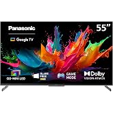 Panasonic W85 Series (2026 Model) 55-inch QD-Mini LED 4K UHD Glare Free Ultra Google TV, Local Dimming Supreme, HDR10+, Dolby Vision, Dolby Atmos, Game Mode - TN-55W85CPS