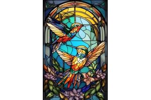 GemZono Diamond Painting Kits for Adults - DIY Birds Diamond Art Kits for Adults, Diamond Dots 5D Paint with Diamonds Pictures Gem Art Kits Crafts Kits for Adults for Home Wall Decor Gifts12x16inch