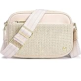 AOCINA Faux Straw Crossbody Bags for Women Summer Purse 2026 RFID Raffia Woven Bag Travel Beach Hawaiian Cruise Essentials