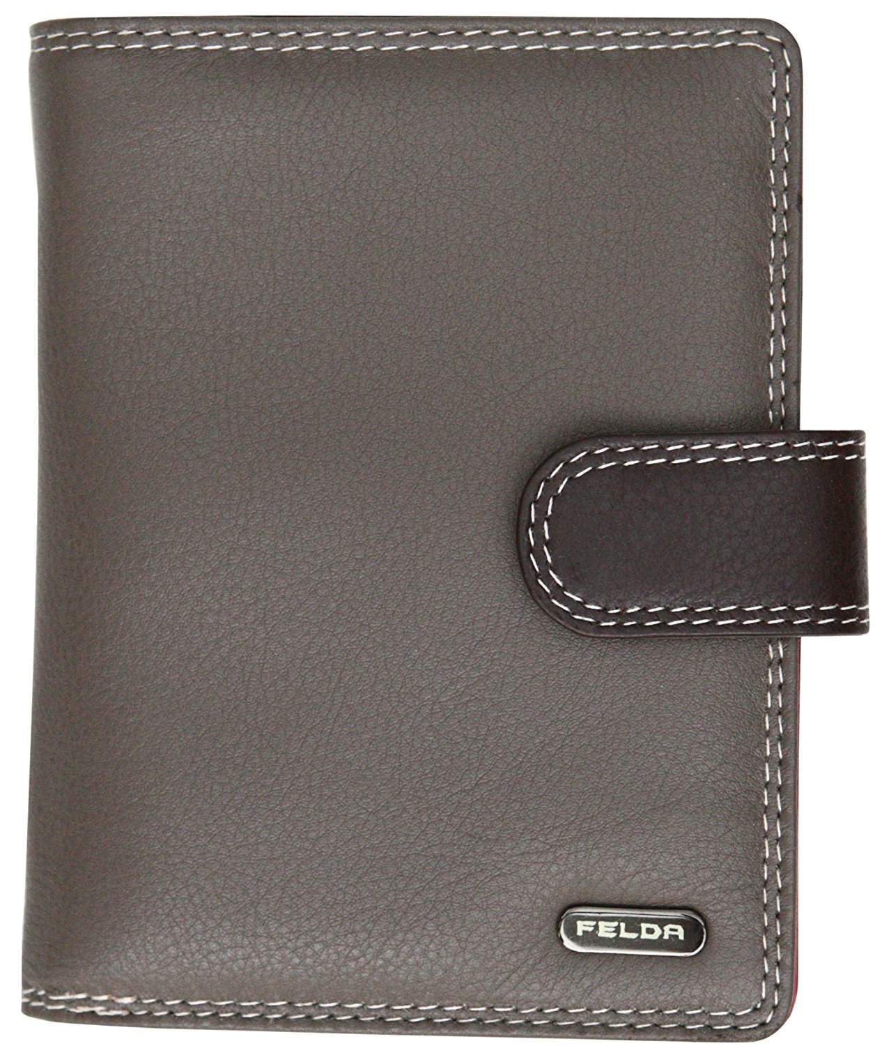 Felda Ladies Genuine Leather Medium Purse - RFID Protection and 9 Card Slots