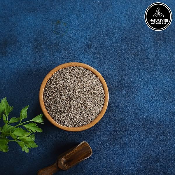 NATUREVIBE BOTANICALS AJWAIN SEEDS, 5LBS | CAROM SEEDS WHOLE | NON GMO & GLUTEN FREE | HELPS IN DIGESTION | 80 OUNCES