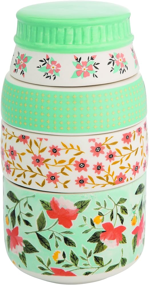 Amazon Com Vandor 35049 1canoe2 Peony Mint Canning Mason Jar