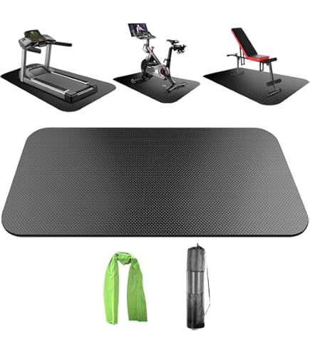 Amazon.com: Anneome Anti-Vibration Treadmill Mat Shock-Absorbing Non-Slip  Workout Pad for Fitness Equipment Noise-reducing Pu Floor Protector Durable  and Stylish Design for Home Gym Use : Sports & Outdoors