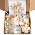 JTEWB Birthday Gifts For Women, Teen Girl, Her, Happy Birthday Gift Box For Girl, Women, Sister, Daughter, Friends, Cute Daisy Aesthetic Glass Cups Gift Set 7pcs