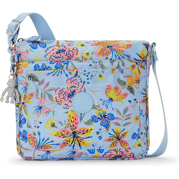 Buckle Down Nickelodeon Spongebob Squarepants Flower Collage Vegan Leather Crossbody Bag - 8x6.5 Inches - View #2