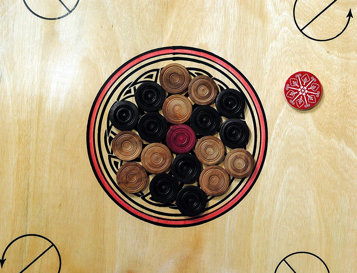 Surco Striker for Carrom Board with Case, Large,Design may vary