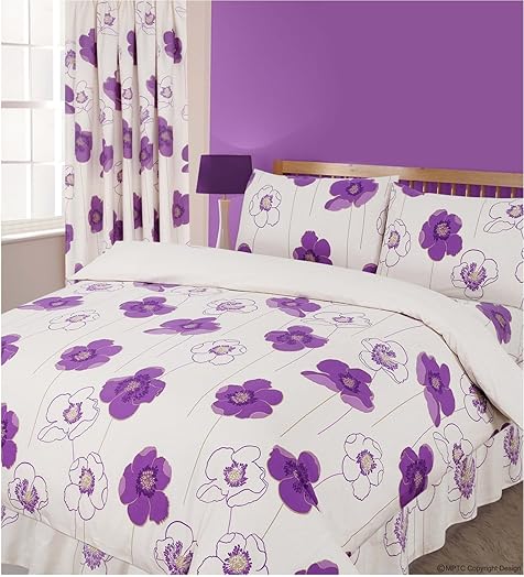 Poppy Purple Bed Linen, Duvet Cover 8 x 8 cm 8 x Pillowcase 8 ... Poppy Purple Bed Linen, Duvet Cover 8 x 8 cm 8 x Pillowcase 8 ...