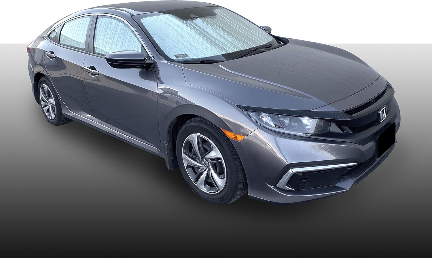 Amazon Com Yellopro Custom Fit Windshield Sunshade For 2016 2017 2018 2019 2020 2021 Honda Civic Sedan Coupe Hatchback Lx Ex Ex L Sport Touring Si Uv Reflector Accessories Made In Usa Automotive