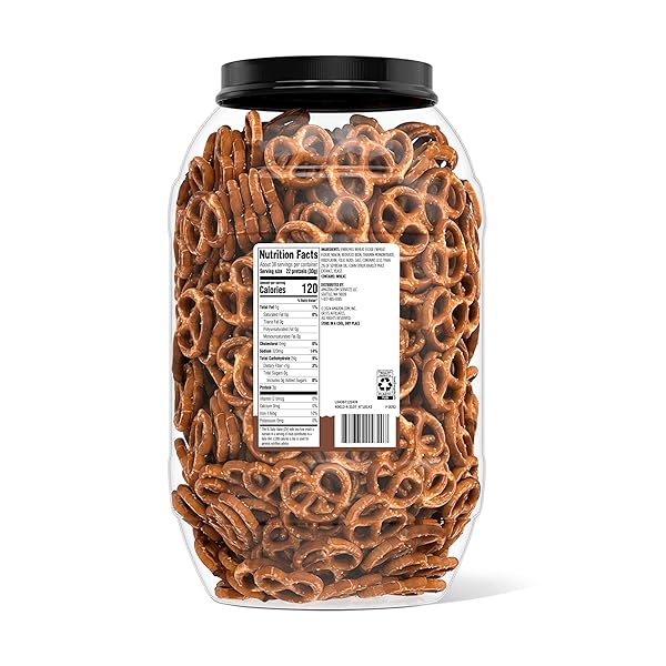AMAZON GROCERY, MINI TWIST PRETZELS, 40 OZ (PREVIOUSLY HAPPY BELLY, PACKAGING MAY VARY)