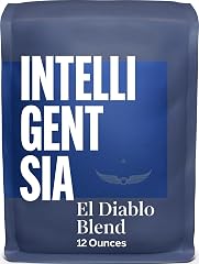 Intelligentsia Coffee, Dark Roast Whole Bean Coffee, 100% Arabica Coffee - El Diablo Blend 12 Ounce Bag