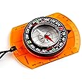 Orienteering Compass - Hiking Backpacking Compass - Advanced Scout Compass Camping and Navigation - Boy Scout Compass Kids - Childrens Compasses for Map Reading - Baseplate Compass Survival