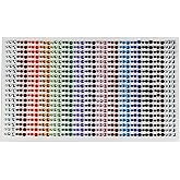 900 Pieces Self-Adhesive Rhinestone Stickers 15 Colors Face Gems All in One Sheet Body Stickers Nail Makeup 3mm 4mm 5mm Self Adhesive Colorful Embellishments for DIY Crafts and Art Projects