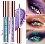 LANGMANNI 10 Pcs Liquid Glitter Eyeshadow Set Matte Pressed Pigmented Palette view 2