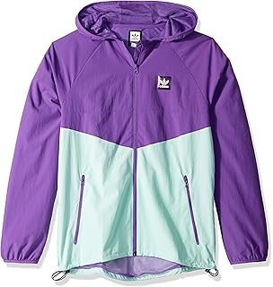 adidas blackbird navy & green packable windbreaker jacket