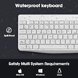 KOORUI Wireless Keyboard and Mouse Combo UK Layout Full Size view 3