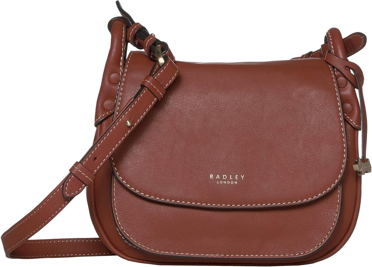 Radley London Harper Road Medium Flapover Crossbody Chestnut One Size