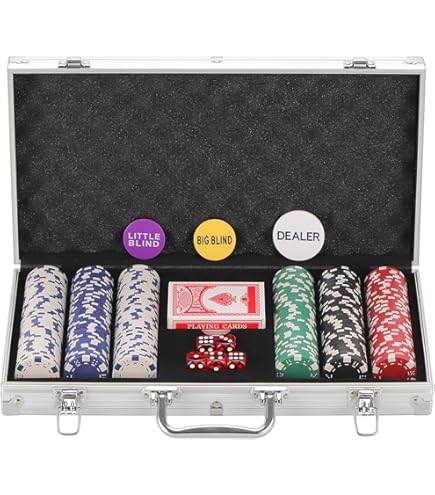Poker Chips for Travel, Poker Set 300 Piece 2g, Mini Poker Chips
