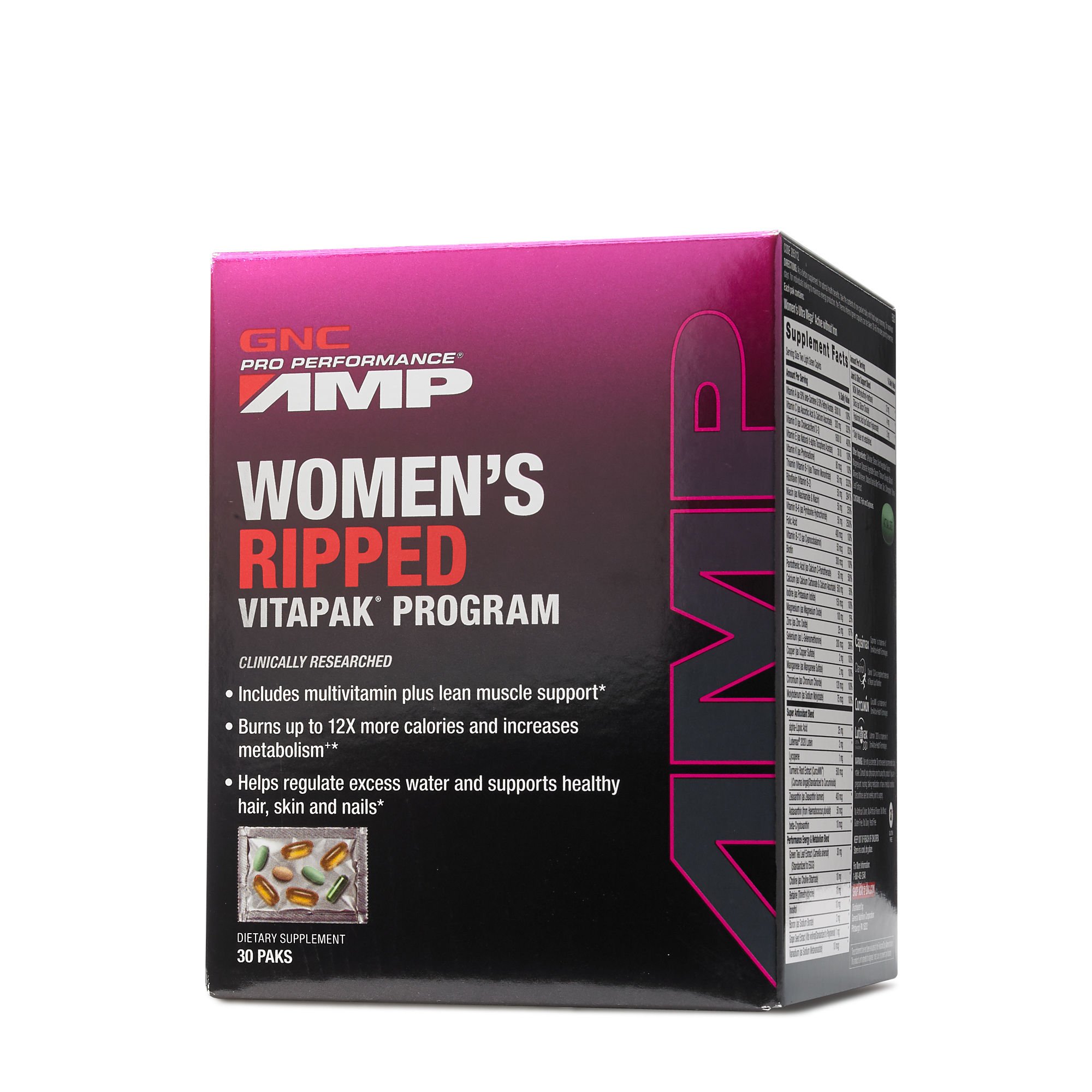 Galleon GNC Pro Performance AMP Womens Ripped Vitapak Program, 30 Packets