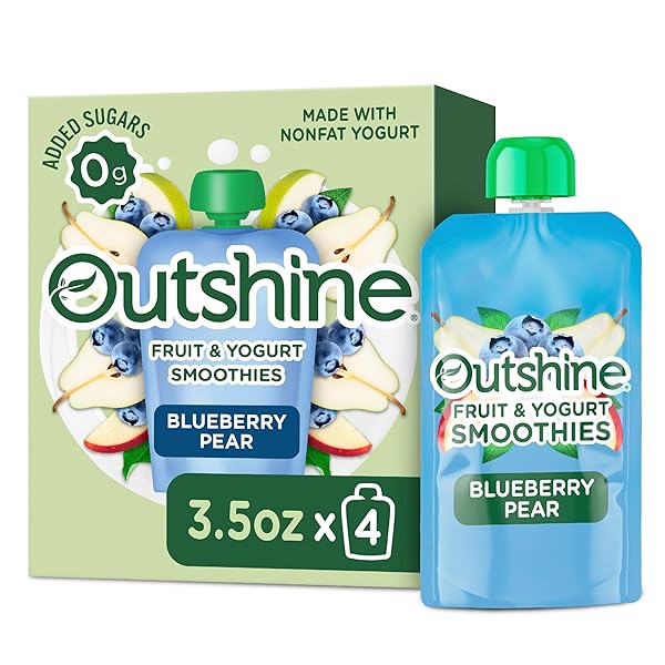 OUTSHINE FRUIT & YOGURT SMOOTHIE BLUEBERRY PEAR, SMOOTHIE...