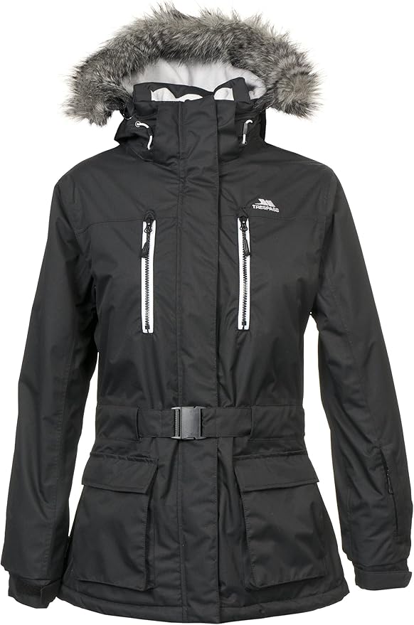 Trespass Women's Snowmass Ski JacketBlack, XSmall Amazon.co.uk Clothing