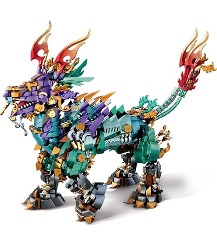 Amazon.com: NUTCRACKER Mechanical Kirin Animals Building Set for