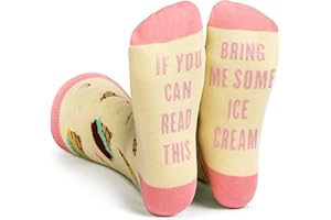Lavley If You Can Read This, Bring Me Funny Socks - Novelty Gifts for Men, Women and Teens