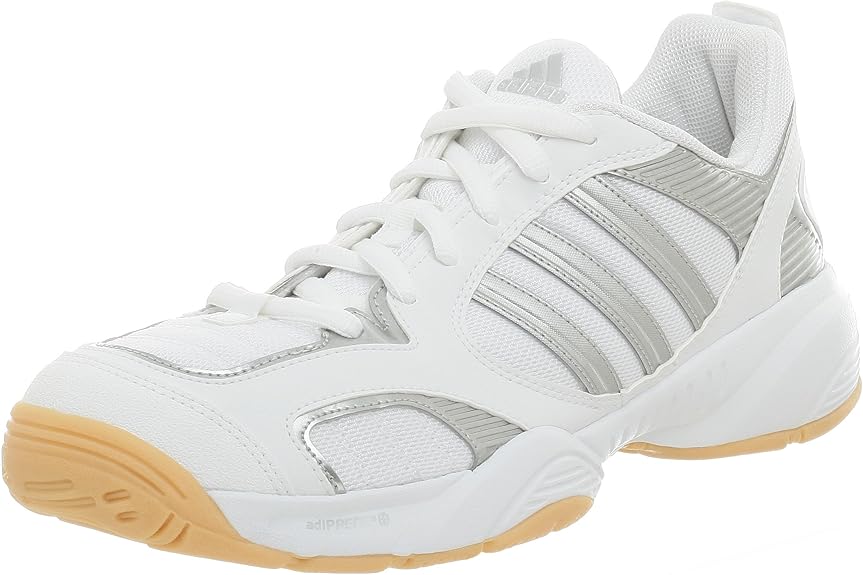 adidas Men's Bigroar 3 Volleyball Shoe, White/Silver