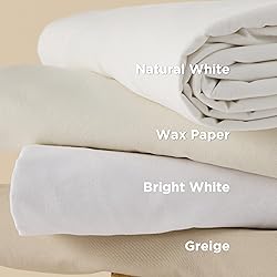 Bedsure 100% Washed Cotton Duvet Cover Queen Size