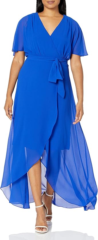 butterfly sleeve maxi dress