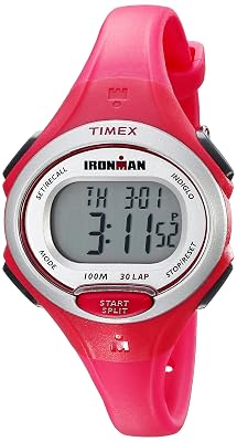 Timex Women's TW5K903009J Ironman Essential 30 Digital Display Quartz Pink Watch