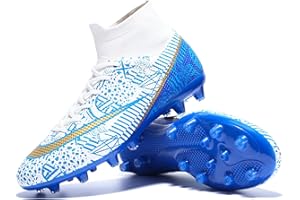 YIDUM Mens Soccer Cleats Outdoor Lightweight High-Top Training Boots Ground Athletic Football Boots Soccer Shoes for Men/Women