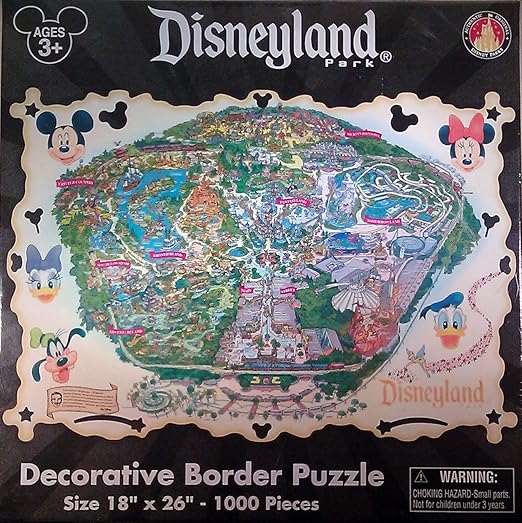 Disneyland Theme Park 1000 Piece Jigsaw Puzzle Theme Park Exclusive & Limited Availability