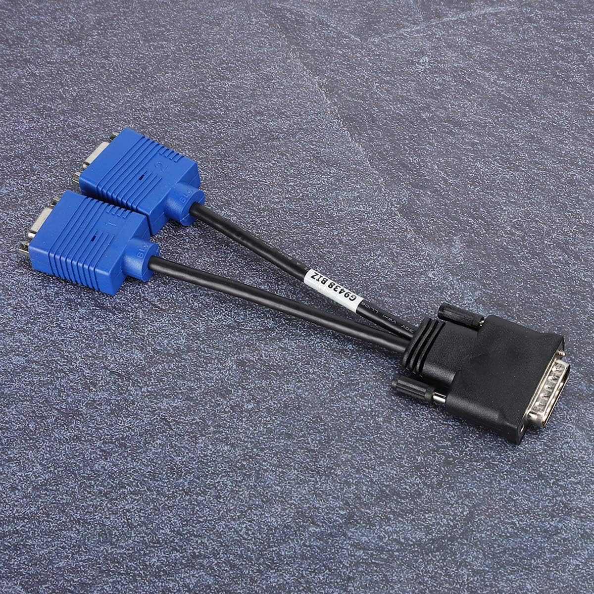 Queen.Y VGA Splitter Cable Female Dual HD Computer Monitor Extension ...