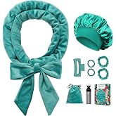 Gwabee Velvet Heatless Curls Overnight Hair Curlers to Sleep In | 70" Extra Long No Heat Curls Overnight for Long Hair | Crea