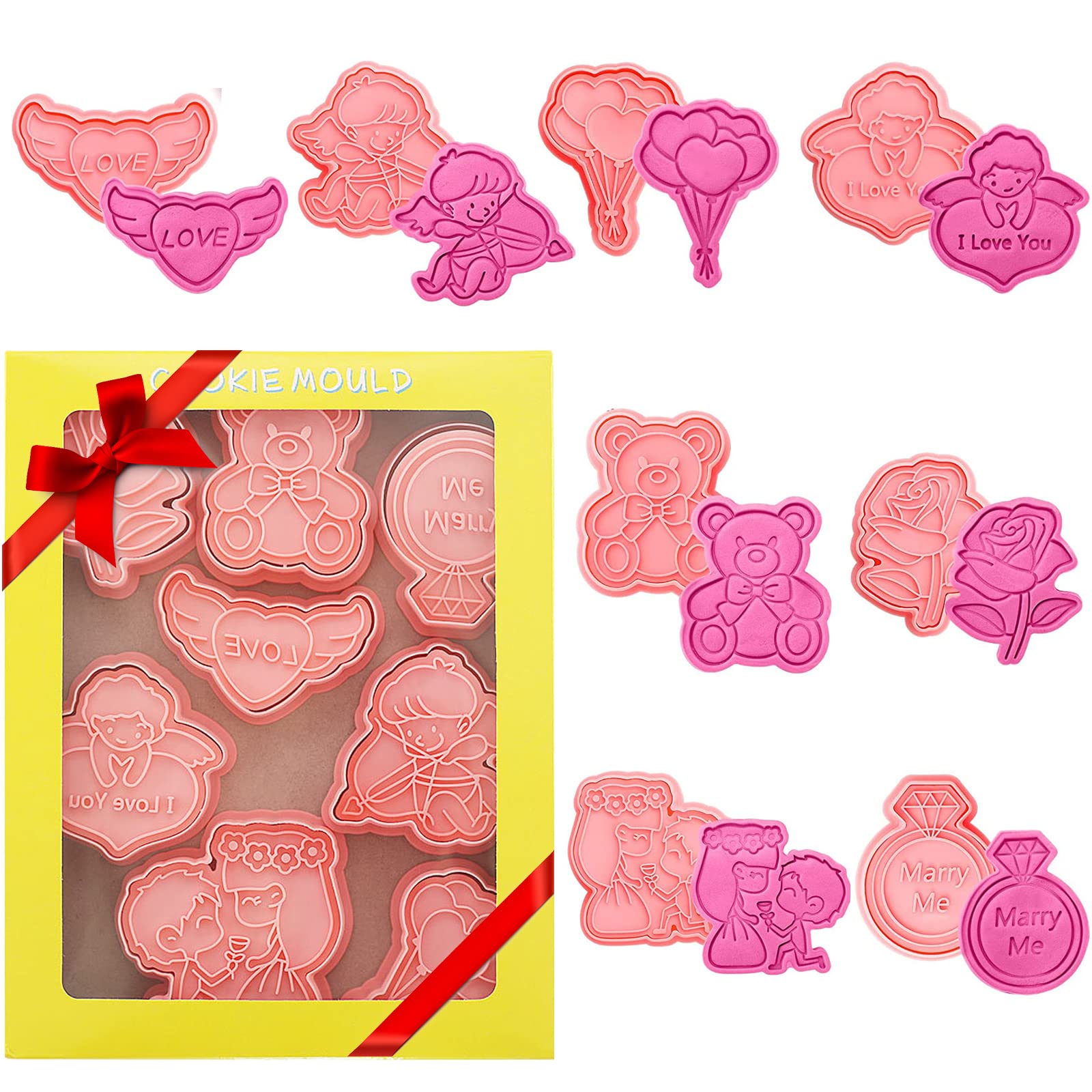 Cookie moulds (Valentine's Day)