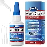 Super Glue for Metal Repair, 30g x Adhesive Glue