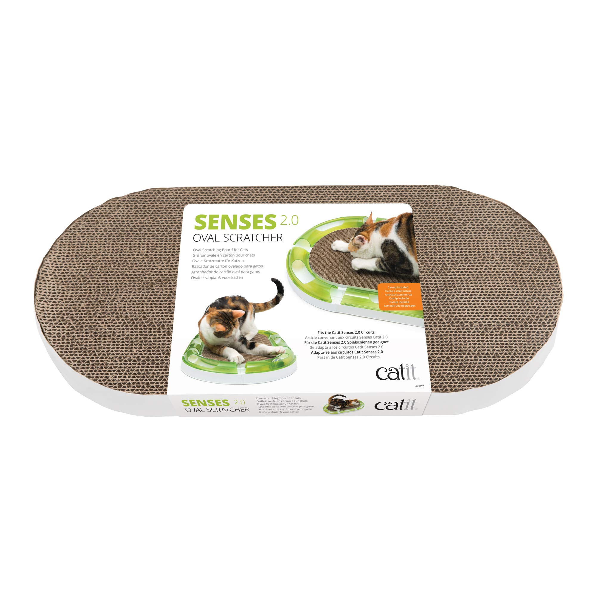 catit Senses 2.0 Oval Scratching Board