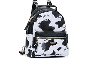 Chinllo Backpack Purse for Women Class Vegan Leather Fashion School Daypack Multipurpose Design