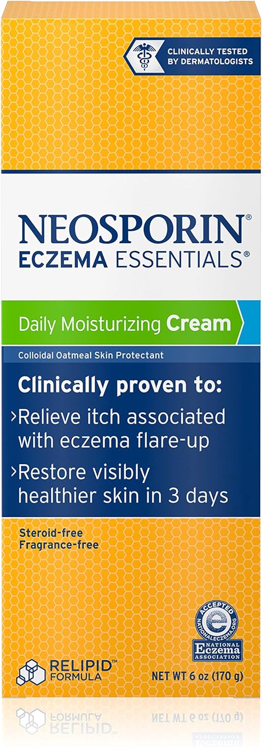 Neosporin Eczema Essentials Daily Moisturizing Cream, 6 Oz: Health & Personal Care