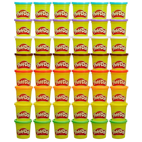 PLAY-DOH BULK PACK OF 48 CANS, 6 SETS...