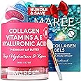 MAREE Nourishing & Refreshing Bundle - Moisturizing Overnight Lip Mask & Under Eye Wrinkle Patches for Youthful look