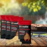 Topline Natural Wood Eco Fibre Firelighters 224 Odourless Cubes for Wood view 7