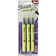 SHARPIE Clear View Highlighter Stick, Yellow, 3/Pack (1950745)